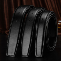 2.4cm 2.8cm 3.0cm 3.2cm 3.5cm 3.8cm Width Belt Body Strap With Holes Businese Genuine Leather Belt For Pin Buckle