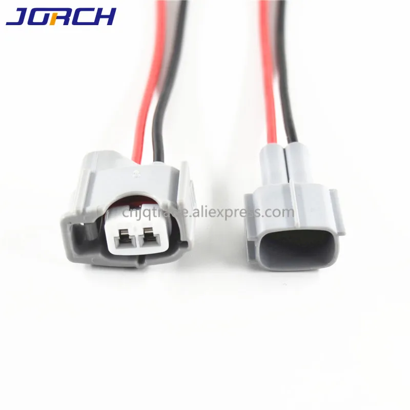 1szt 2-pinowa wtyczka wtryskiwacza paliwa Toyota corolla żeńskie złącze przewodu Sumitomo 6189-0611 90980-11875 z przewodem 15cm 0.75mm²