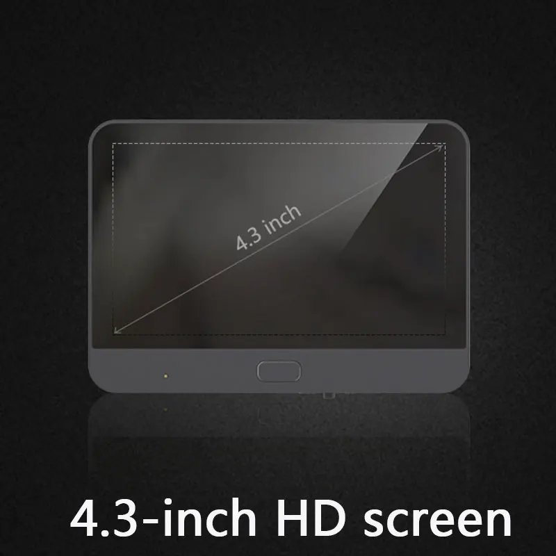 4.3 Inch Wifi Tuya Smart Video Doorbell PIR Motion Detection Mobile Video Call Voice Intercom HD Camera Night Vision Doorbell