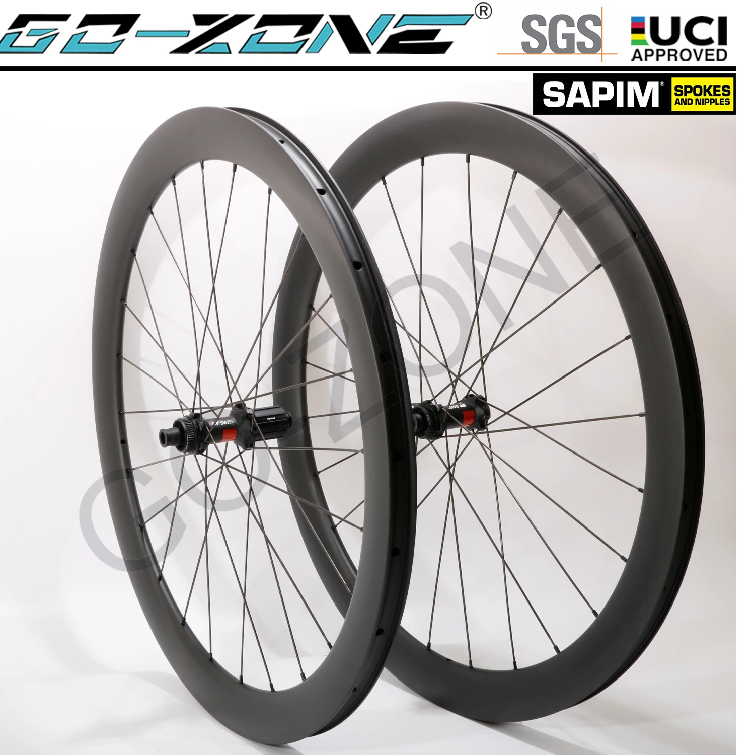 Carbon 700c Wheelset Disc Brake Clincher Tubeless Tubular U Shape Ratchet System DT 240 Sapim Road Disc Brake Wheels