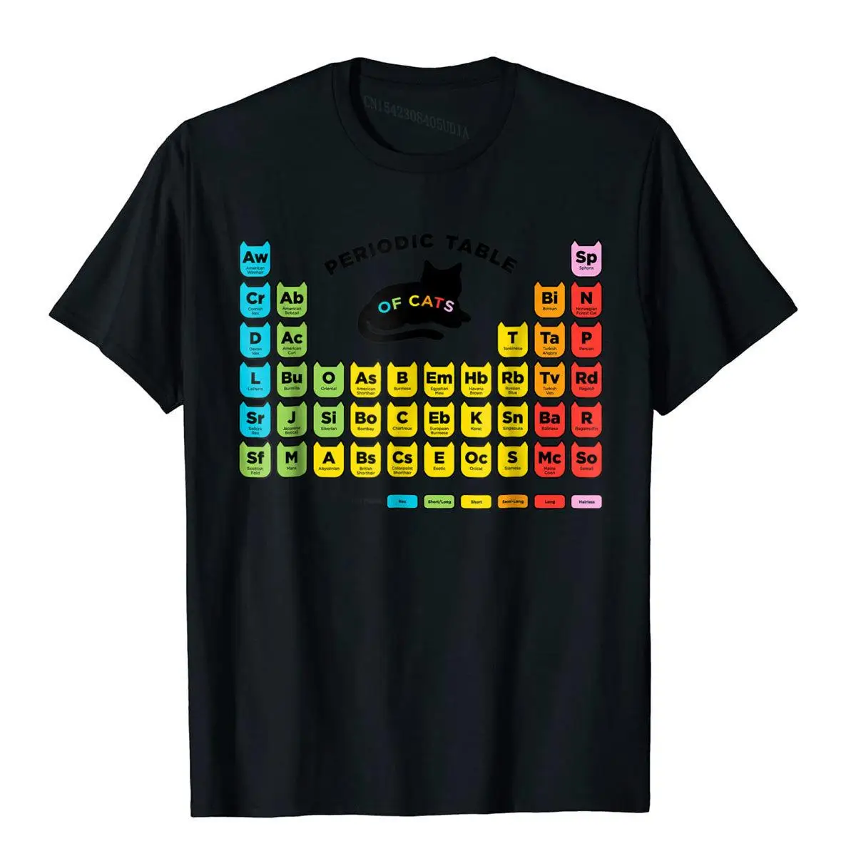 Shirt.Woot Periodic Table Of Cats T-Shirt NormcoreLeisure Tops Shirts Rife Cotton Men T Shirt