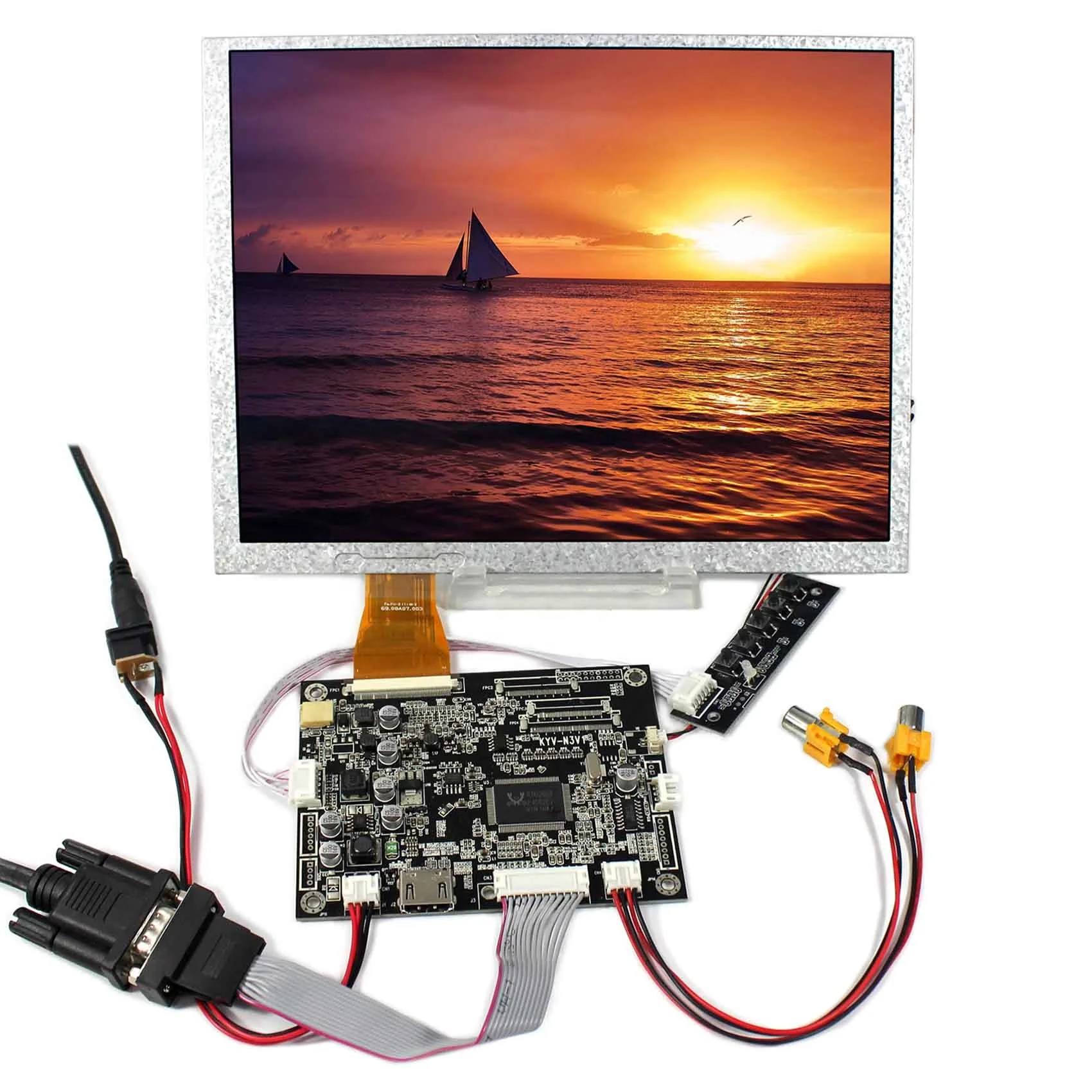 HDMI VGA AV AUDIO LCD Controller Board  with 10.4\