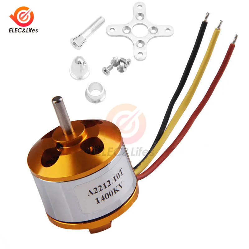 A2212 930KV 1000KV 1400KV 2200KV 2700KV Brushless Motor For RC Aircraft Plane Outrunner Toy Hobby motor Multicopper DIY Kit