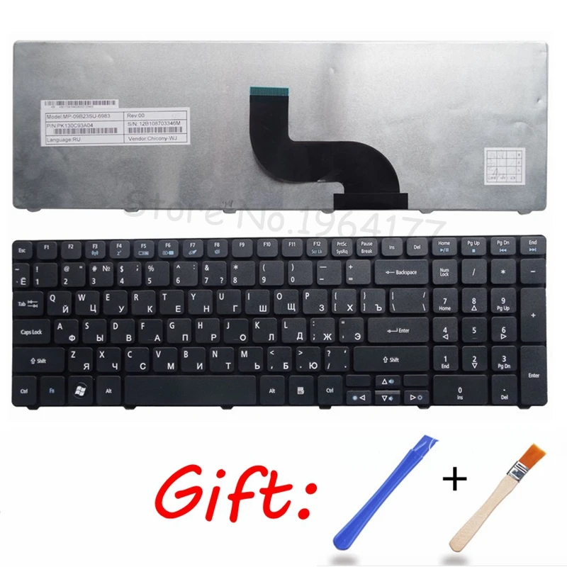 Russian Keyboard for Acer Aspire 7745Z 5736Z NSK-AL10R NSK-AL00R KBI170A164 5739G 5740D 7745ZT 5740DG 7741 7741G 7741Z 7745G RU