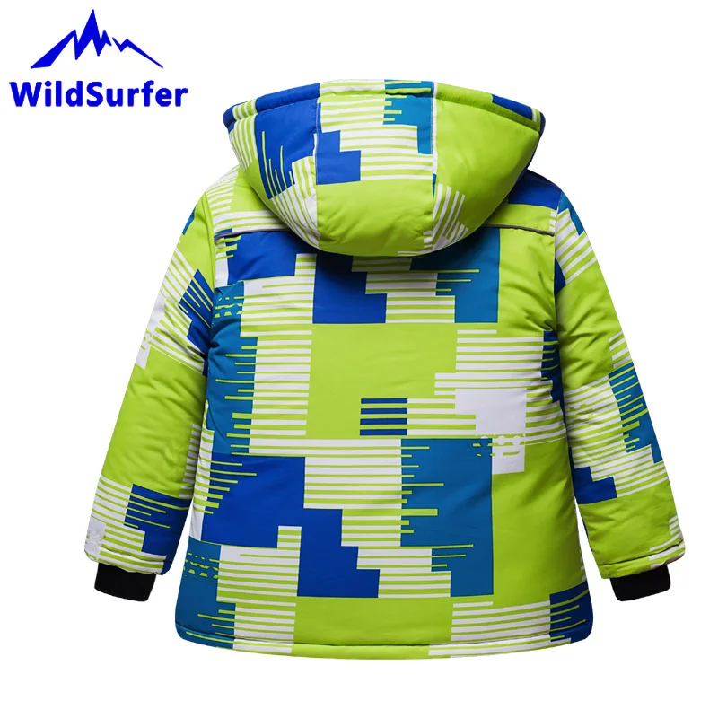 Chaquetas de esquí con calefacción USB para niños y niñas, chaquetas cálidas a prueba de viento para esquí y nieve, trajes de Snowboard, W305
