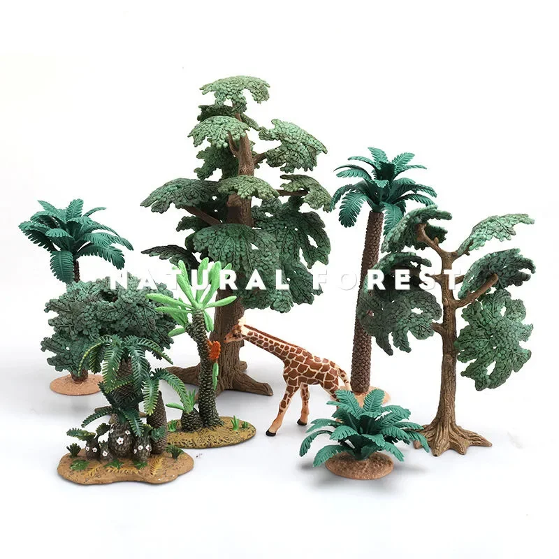 

Simulation Plant Scene Model Plastic Plant Desktop Figurines Decoration Garden Scenes Accessories Cute Model Toy