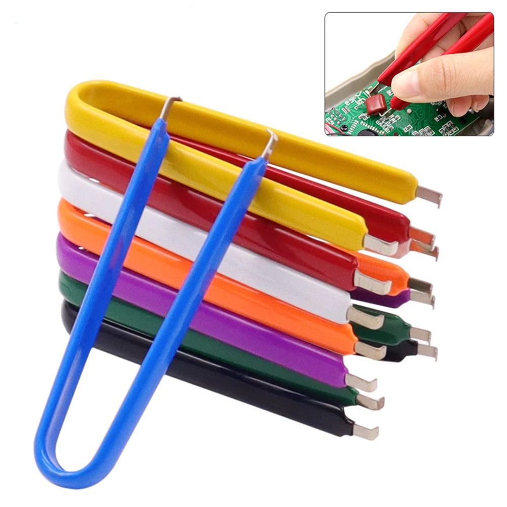 10Pcs U Type IC Chip Extractor Machine Clip DIP Encapsulation Extraction Repair Tool for ROM Extraction Removal Puller