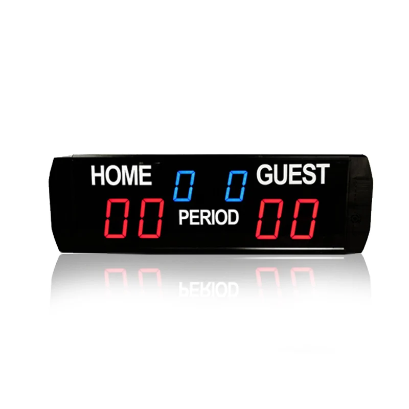 Di alta qualità basketball scoreboard LED digital portable elettronico tennis da tavolo scoerboard orologio con il basamento