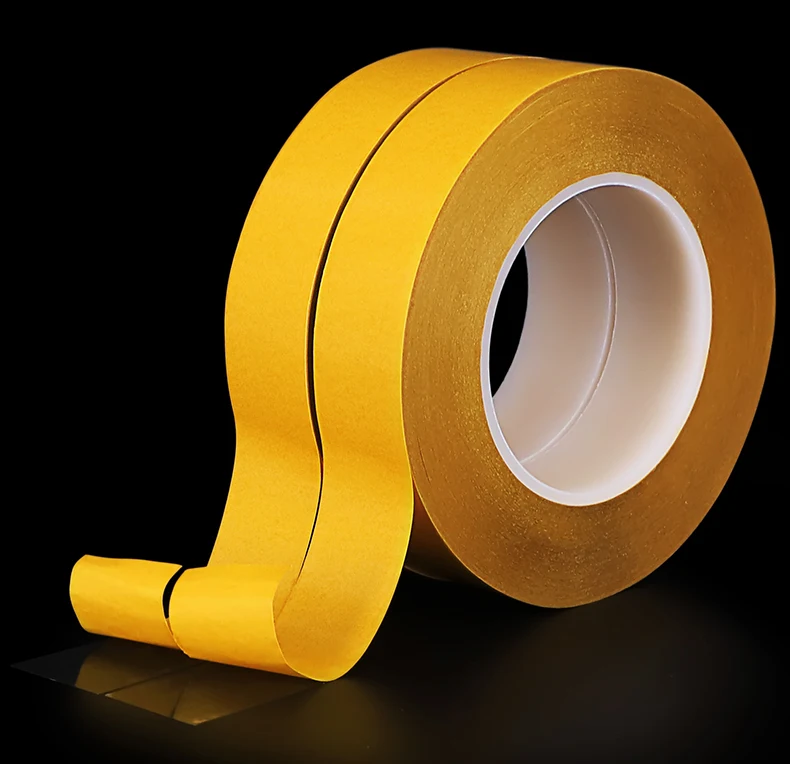 50 M High Temperature Resistance PET Double Sided Tape No Trace Transparent Heat Resistant Strong Double-Sided Adhesive 