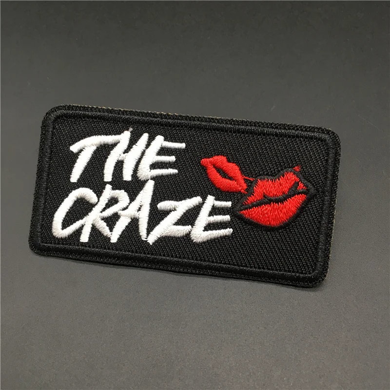 De Rage Applique Patch Size: 6.6X3.4Cm Diy Kleding Streep Borduurwerk Patch Voor Kleding Decoratie Badge Naaien Strijken Decor