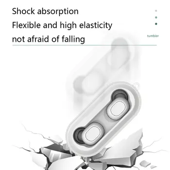 適用於QCY T1C藍牙耳機的保護套,充電耳機專用,柔韌防刮收納袋 6 最佳銷售 適用於 qcy t1c 的充電盒 - №1