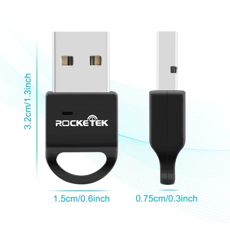 Rocketek IVT 7.0 RSE 4.0 A2DP Bluetooth-compatible Adapter USB Wireless Dongle for Audio Transmitter Receiver PC Speaker