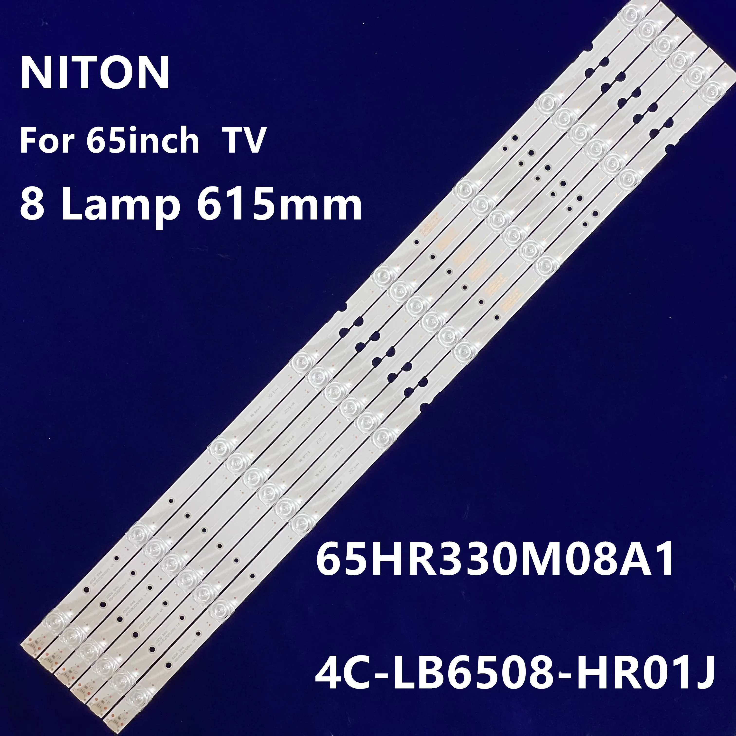 

10set LED Strip 8lamps For 65HR330M08A1 JL.D65081330-365AS-M_V03 4C-LB6508-ZM01J 65P65US 65S421 65S423 65S425 65A730U D65A620