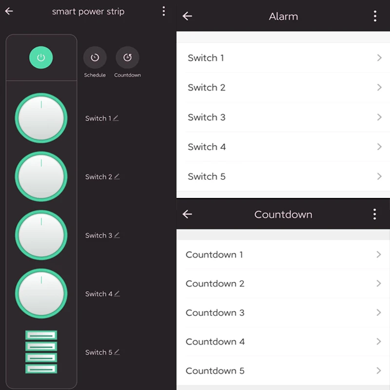 شريط طاقة ذكي عالمي واي فاي يعمل مع Alexa وGoogleHome وقابس متعدد الصنبور مع 4 محاور تيار متردد و4 منافذ شحن USB والتحكم الصوتي