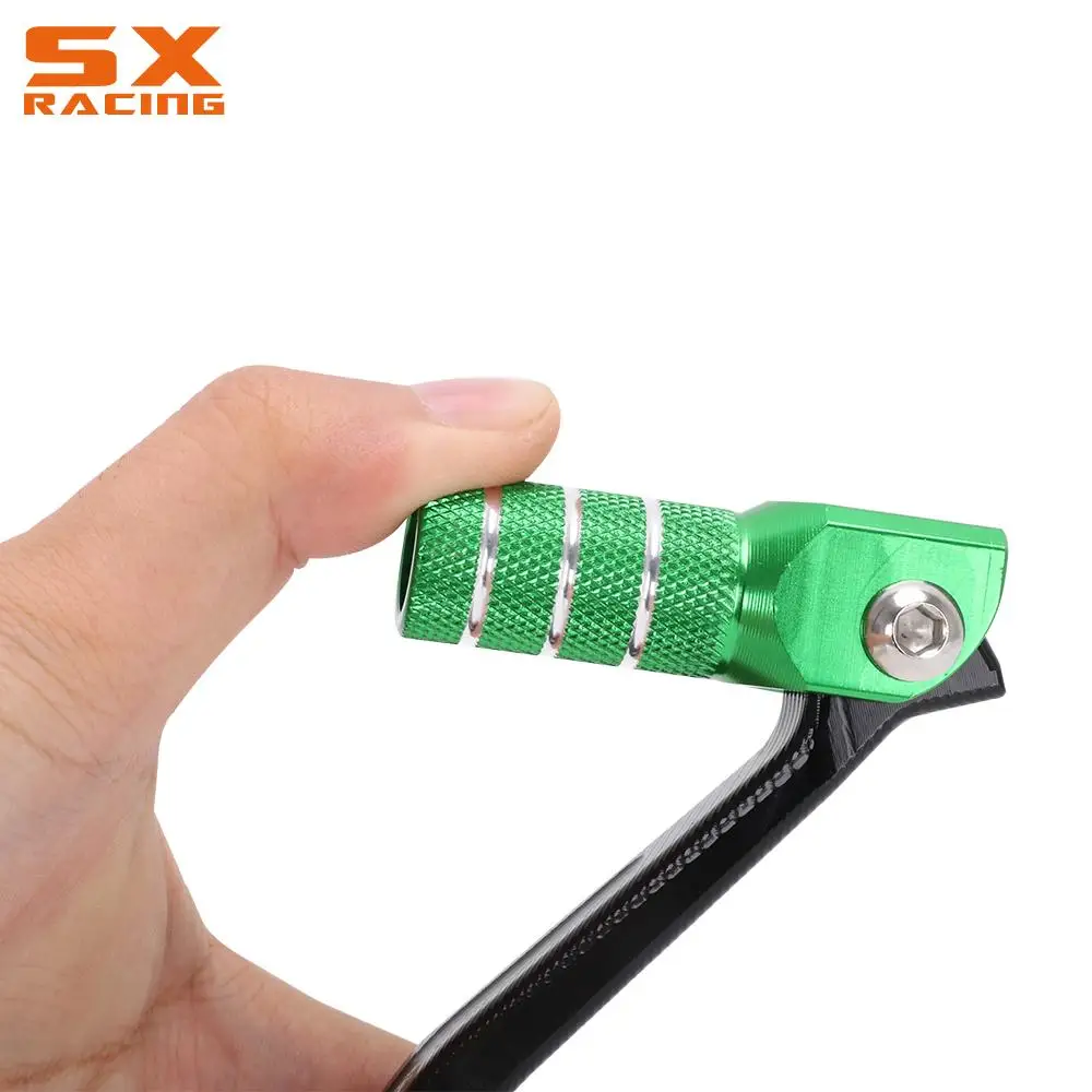 Motocycle CNC Aluminum Foldbale Gear Shift Lever Shifter Pedal For Kawasaki KX450F KX 450 KXF450 KX 450F KXF 450 2009-2018