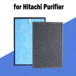 Replacement HEPA and Activated Carbon Filter for Hitachi Air Purifier EP-A9000 EP-A9100C EP-KVG900 EP-L110E