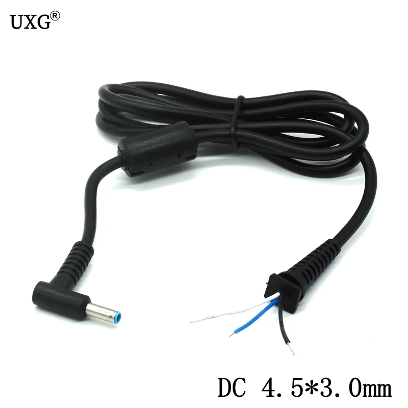 DC 4.5 X 3.0mm Power Supply Plug Connector With Cord / Cable For Hp Envy Pavilion 14 15 Laptop Adapter Charger Cable 1.2M 4FT