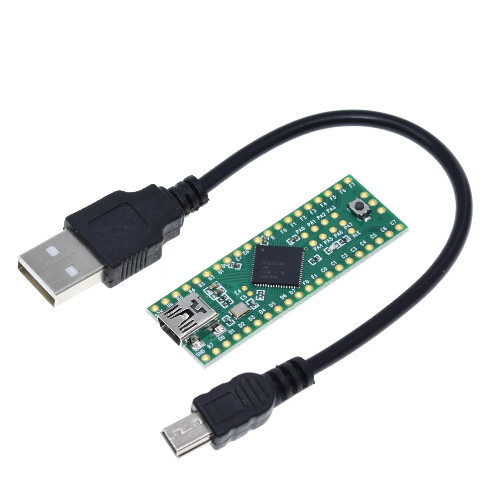 

Teensy 2.0++ USB AVR Development Board ISP U Disk Keyboard Mouse Experimental Board AT90USB1286 For Arduino