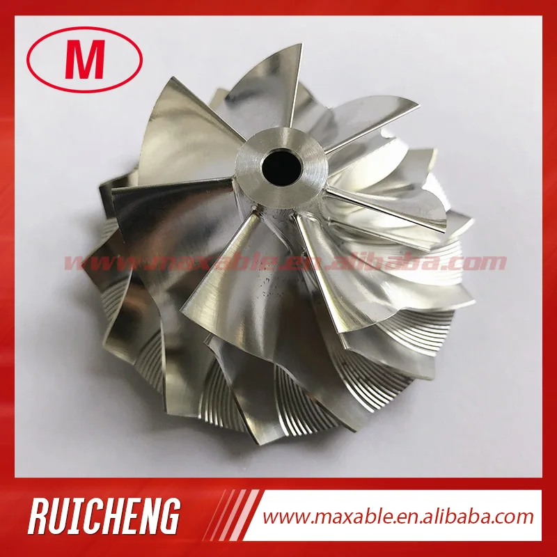 GTB2260V 784369-0002/787571-0002 44.52/60.01mm 7+7 blades high performance turbo billet/milling compressor wheel for 758351-0003