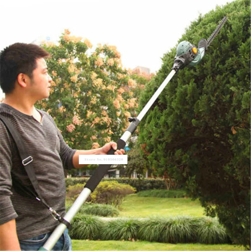 Electric High-altitude Pruning Shear Gardening High Branch Saw Household Telescopic Hedge Trimmer AC220V 450W 1600rpm