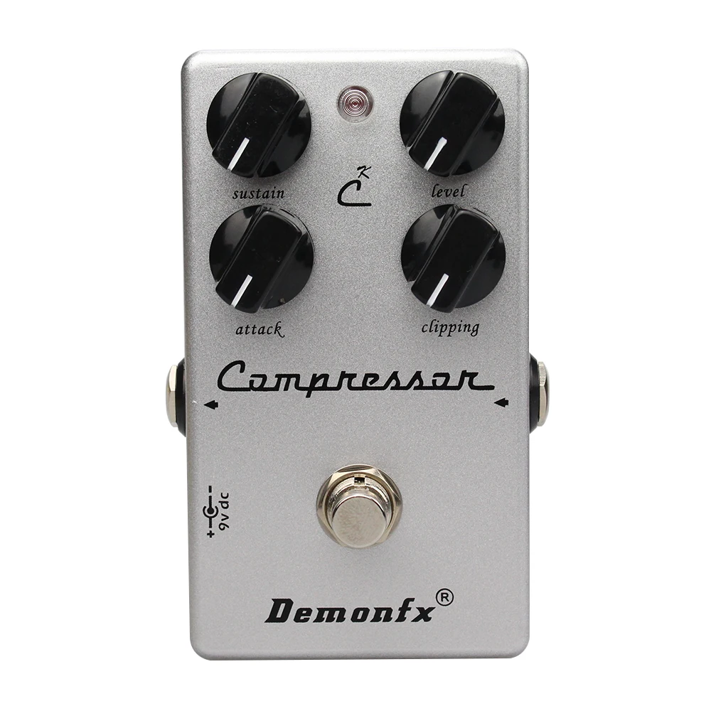 Compresor CK (C4) de alta calidad, Pedal de efecto de guitarra, compresor de 4 perillas Demonfx