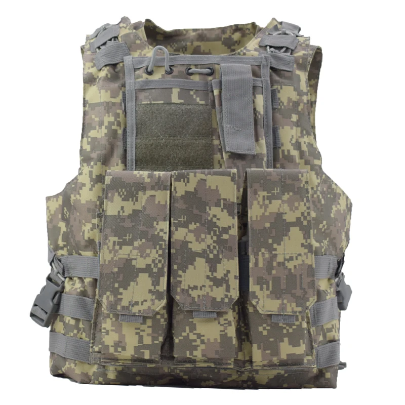 Camouflage Amphibious Vest Body Armor Hunting Airsoft Tactical Molle Vest Combat Training Vest