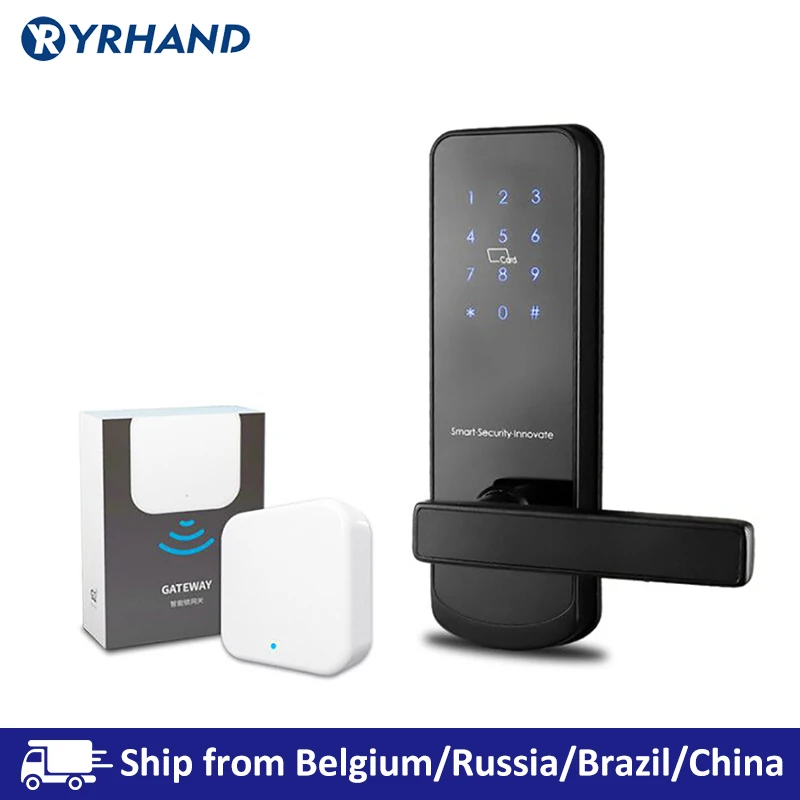 

TTlock Bluetooth WiFi Security Safe Electronic Keypad RFID Keyless Smart Door Lock