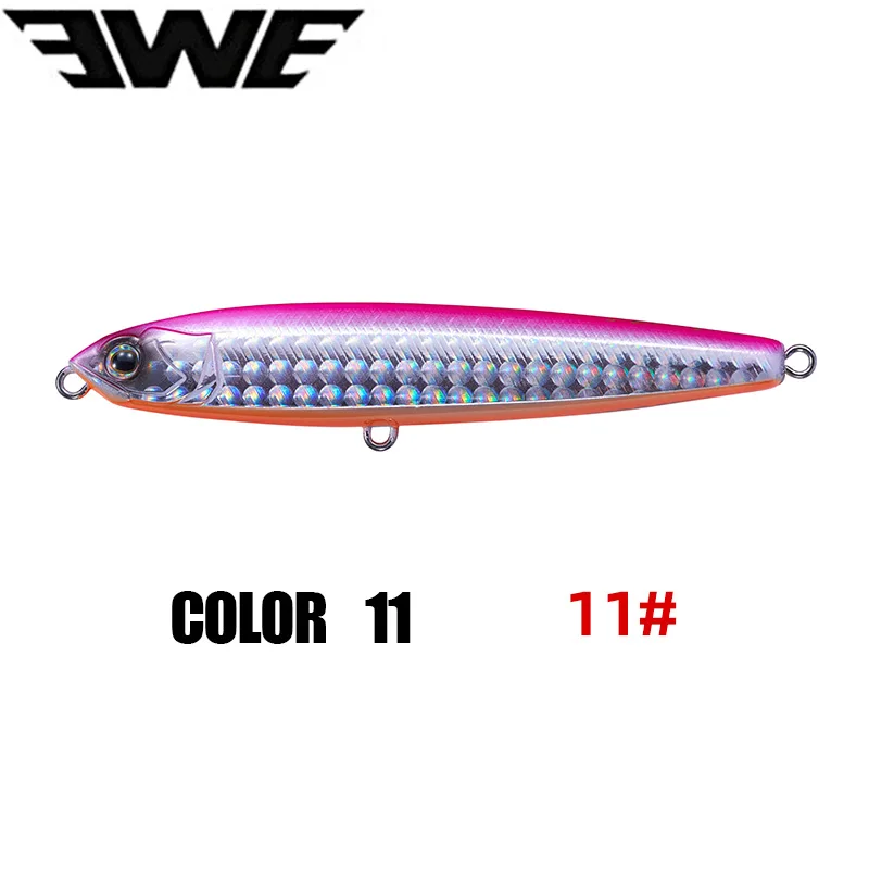 Nieuwe EWE GUIFEI Zinken Potlood Vissen Lokken 9g/11g/14g/16g/18g/24g/30g Afstandsschot Kunstmatige Wobbler Voor Bass Forel Snoek Nep Aas
