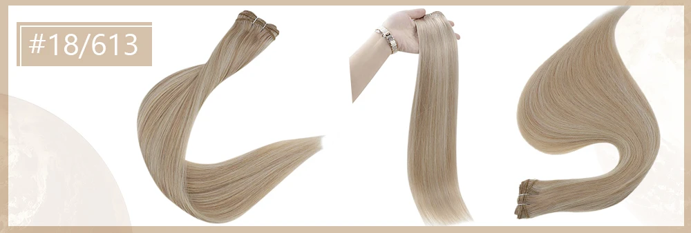 Full Shine Human Hair Weft Extensions Hair Bundles 100g Sew In Silky Straight Remy Skin Double Weft For Salon