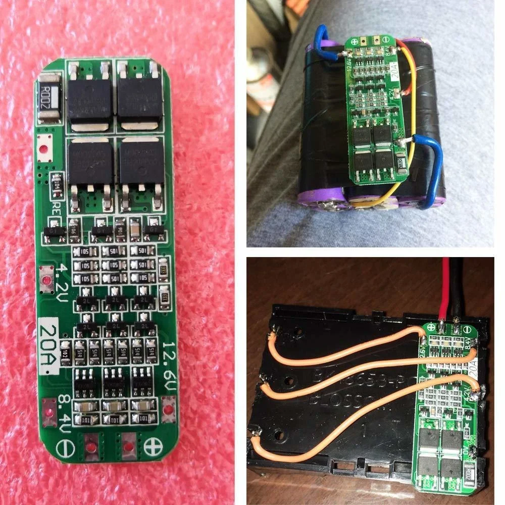 3S 20A 12,6 V Li-Ion Lithium-Batterie 18650 Ladegerät Schutz Bord PCB BMS Zelle Lade Schutz Modul