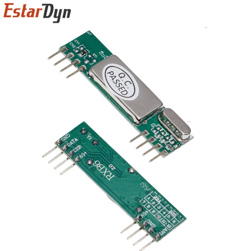 Módulo receptor inalámbrico RXB6, 3V-5,5 V CC, 433Mhz, RF superfluorescente, para Arduino/ARM/AVR