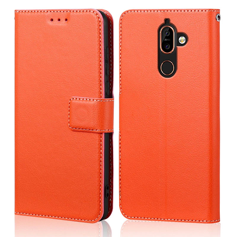 Silicone Flip Case for Nokia 7 Plus Luxury Wallet PU Leather Magnetic Phone Bags Cases for Nokia 7 Plus with Card Holder 6.0\