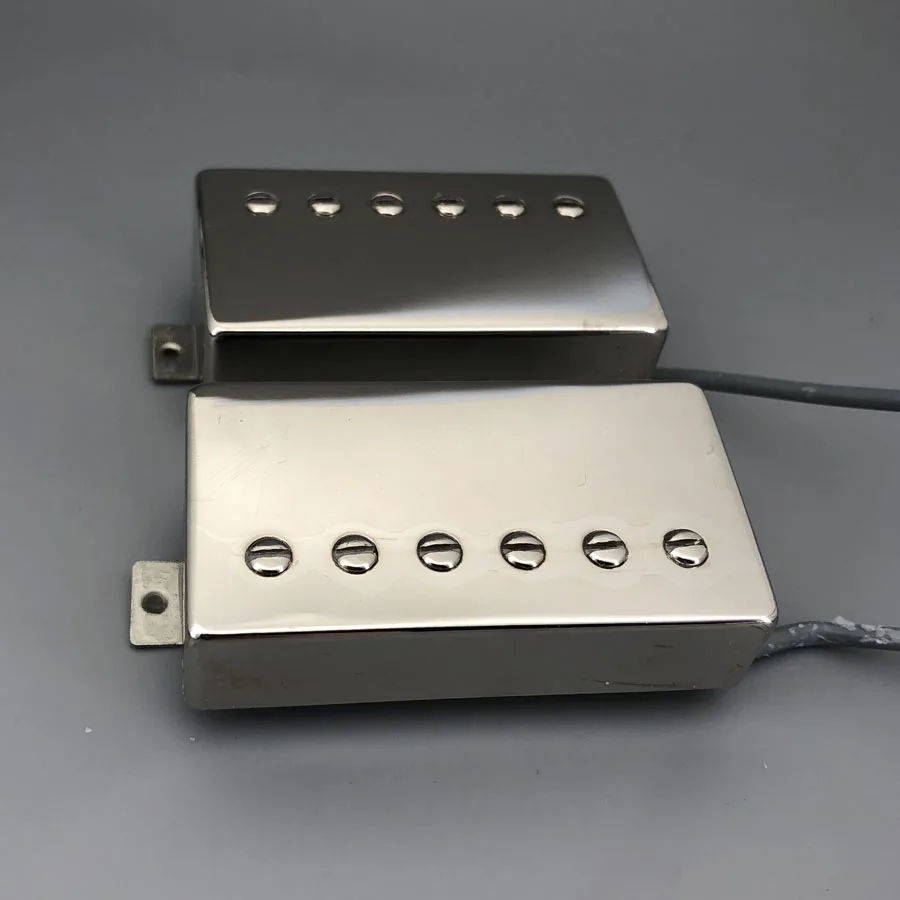 Alnico 5 Humbucker Electric Guitar Alnico Pickups 4 Wires Coil Split Type Chrome Cover