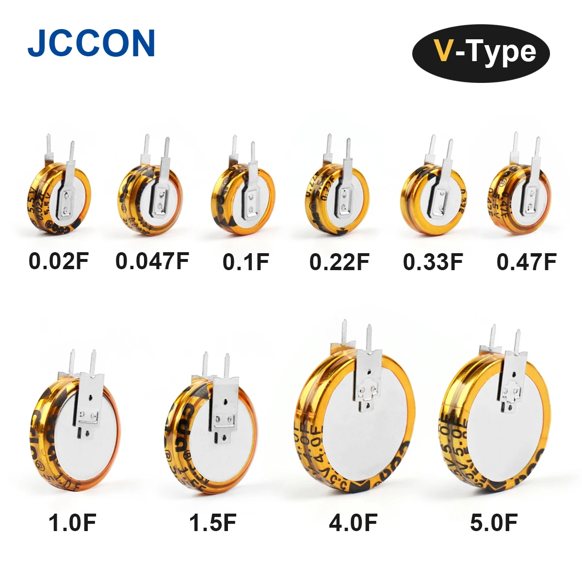 5.5V Super Farah Capacitor Taiwan CDA Super Capacitor Vehicle Traveling Data Double Layer Capacitor Recorder CVH-Type