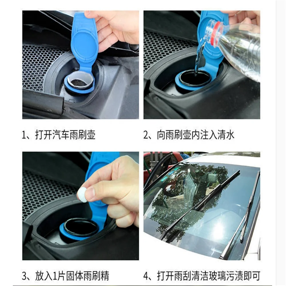 car Solid Cleaner Effervescent for Toyota RAV4 Land Cruiser Camry Highlander Prado Prius Yaris Corolla Vitz