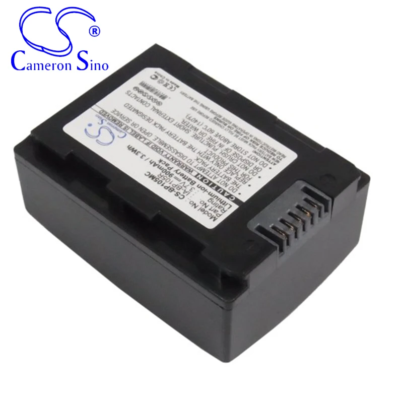 CameronSino Battery for Samsung SMX-F50 HMX-F50BN SMX-F50BP SMX-F54 HMX-H305 fits Samsung IA-BP105R Digital camera Batteries