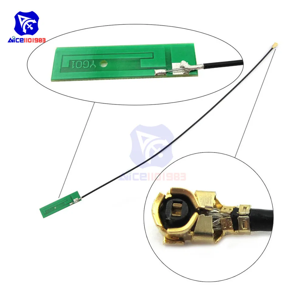 diymore SIM800L GPRS GSM Module Core Quad-band TTL Serial Port IPX Interface PCB Antenna Micro SIM Card for Arduino Smart Phone