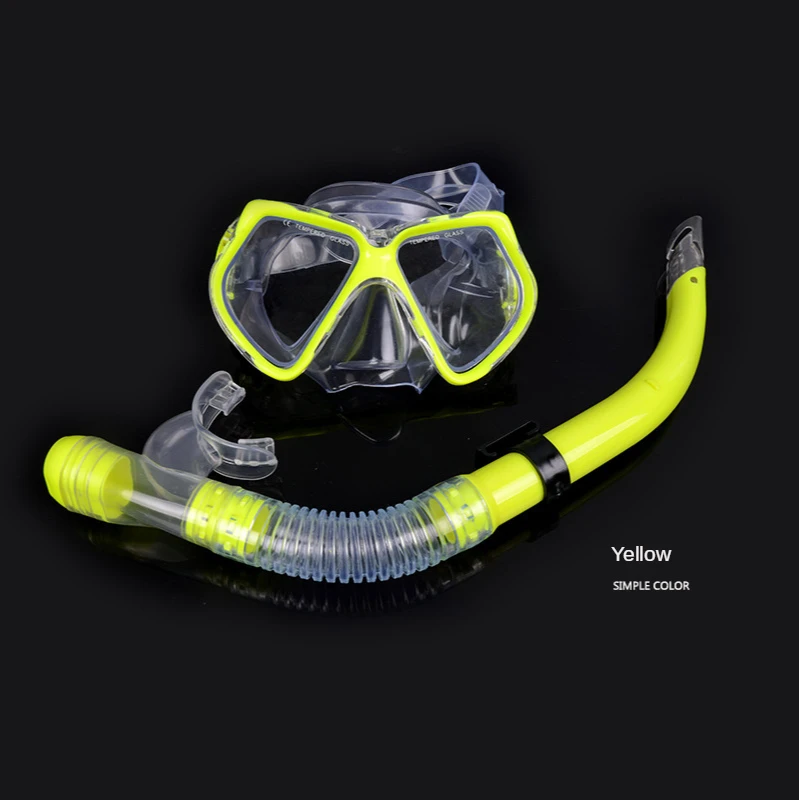 New Diving Goggles Semi-dry Snorkel Waterproof Mask Glasses Snorkeling Equipment Set Snorkeling Gear Diving Mask Scuba Diving