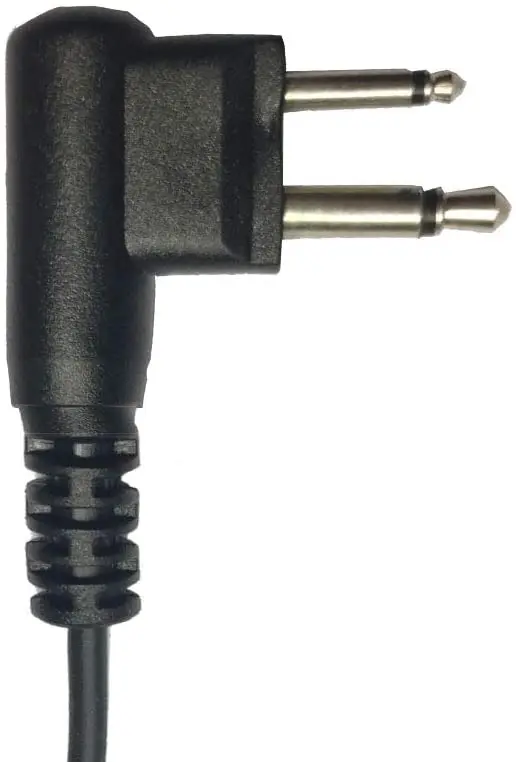 2pcs G-Shape Police Earpiece Headset Mic PTT for 2 pin Motorola Radio cls1110 1410 cp200 gp2000 cls1450 CP040, CP140 2 Way Radio