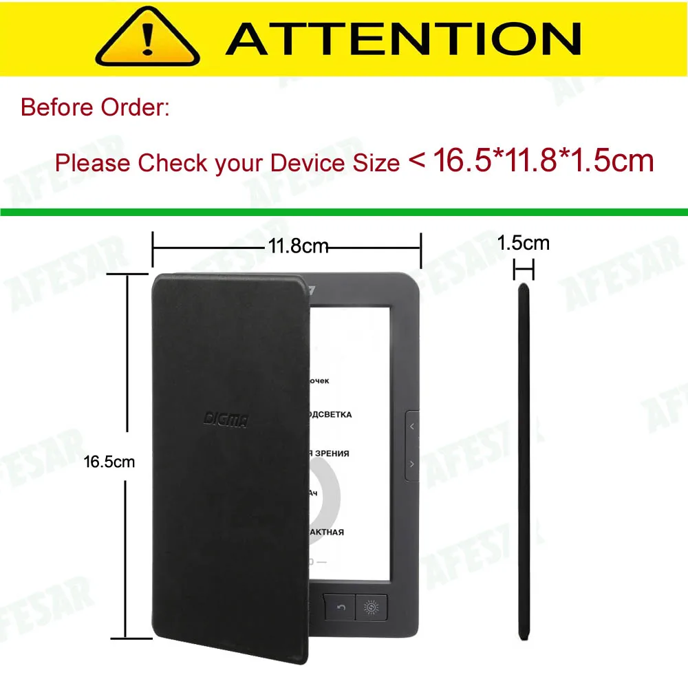Digma e656/r656 Case Ebook Ereader e68B r68B Pouch Soft Bag Portable Handbag Digma X1/M1/M2 Kindle 6 inch  Sleeve Case