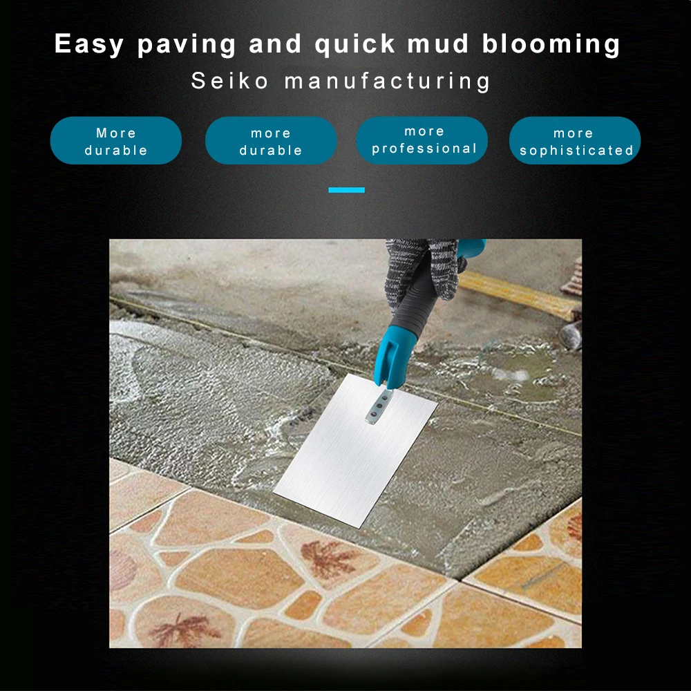 Electric Plaster Trowel Tile Leveling Vibration Wall Concrete Plastering Tool Stainless Steel Plastering Construction Hand Tool