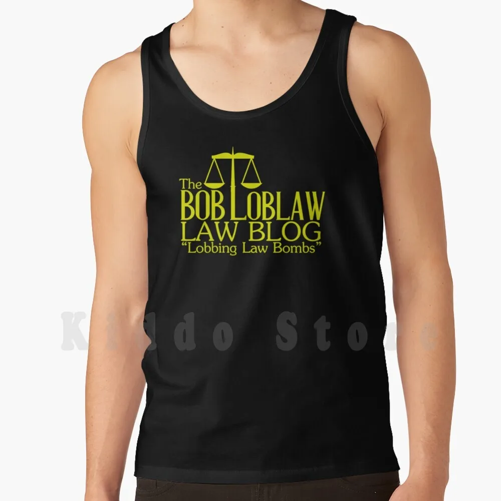 Arrested Gold Tank Tops Vest 100% Cotton Arrested Development Tobias Funke Tv Series Bluth Bob Loblaw Law Blog
