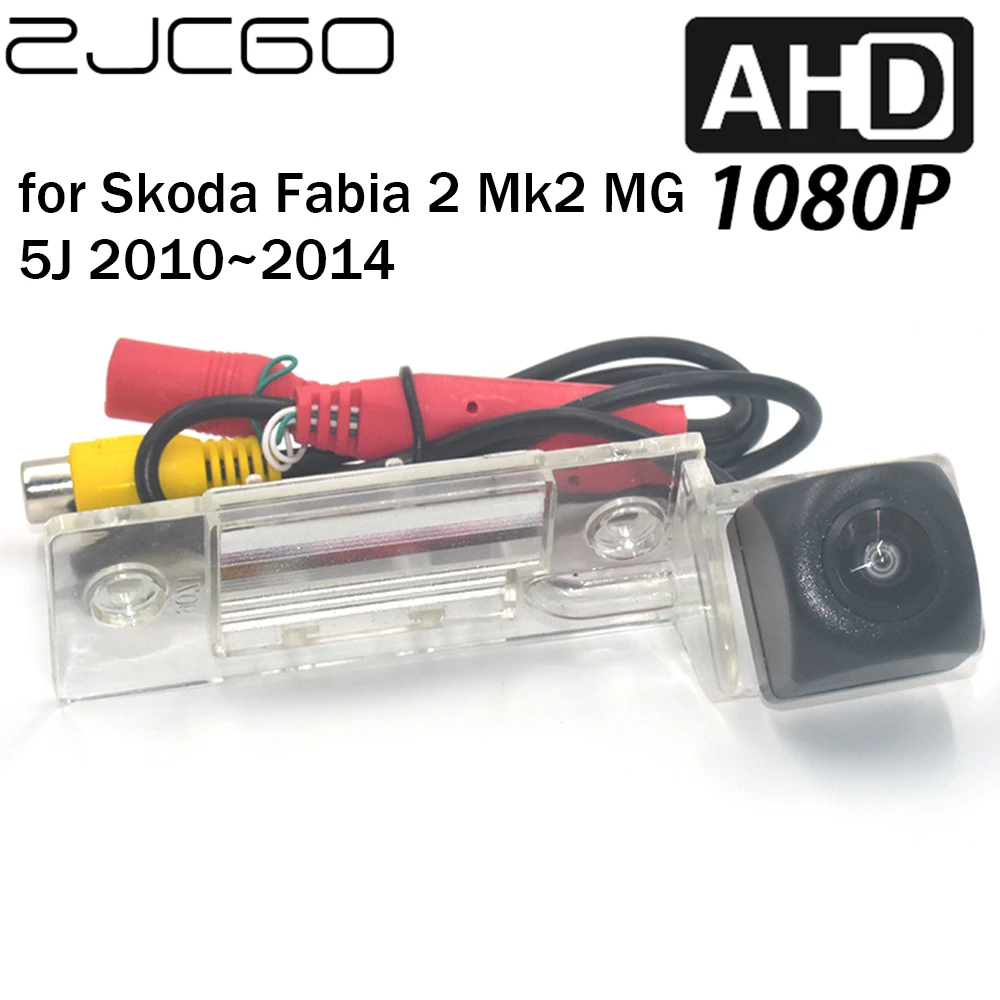 

ZJCGO Car Rear View Reverse Backup Parking AHD 1080P Camera for Skoda Fabia 2 Mk2 MG 5J 2010 2011 2012 2013 2014