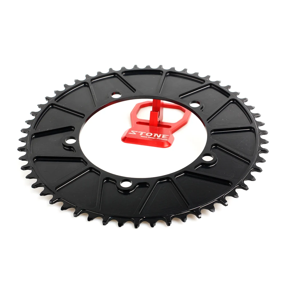 STONE Circle Aero Chainring BCD 130mm 5 Bolts for Brompton 3Sixty FNHON Folding Bike Road Bike Chainwheel Chain Ring N/W Teeth