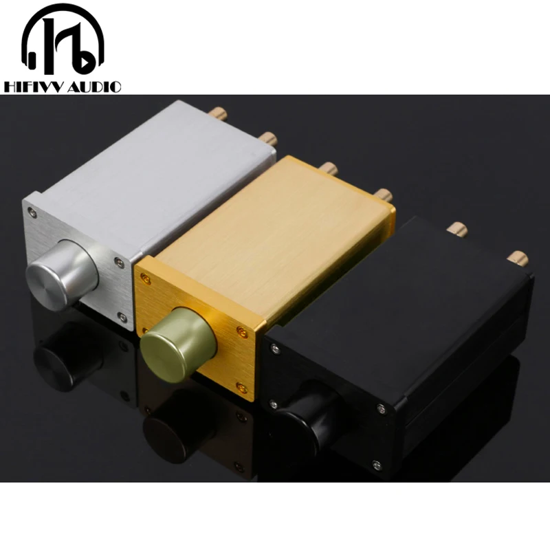 High Precision Passive Front Stage Volume Controller Streamer HIFI Audio Amplifier Photo LP Record Player Preamplifier ALPS