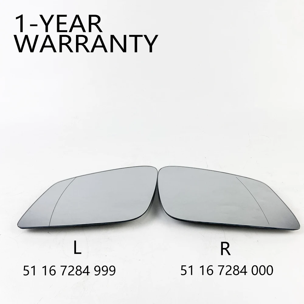 Left Hand Heated Mirror Glass 51167284999 51167284000 for BMW 1&3 Series X1 2012-2019