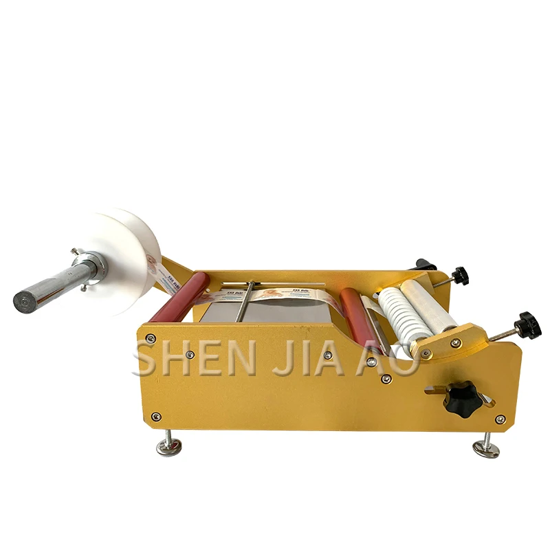 Manual Labeling Machine Self-adhesive Bottle Manual Labeling Machine Small Desktop Semi-automatic Round Bottle Labeling Machine