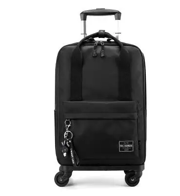 Women Trolley Bag On Wheels Travel trolley bag luggage suitcase Women carry on hand luggage bag Wheeled school Bag with Wheels