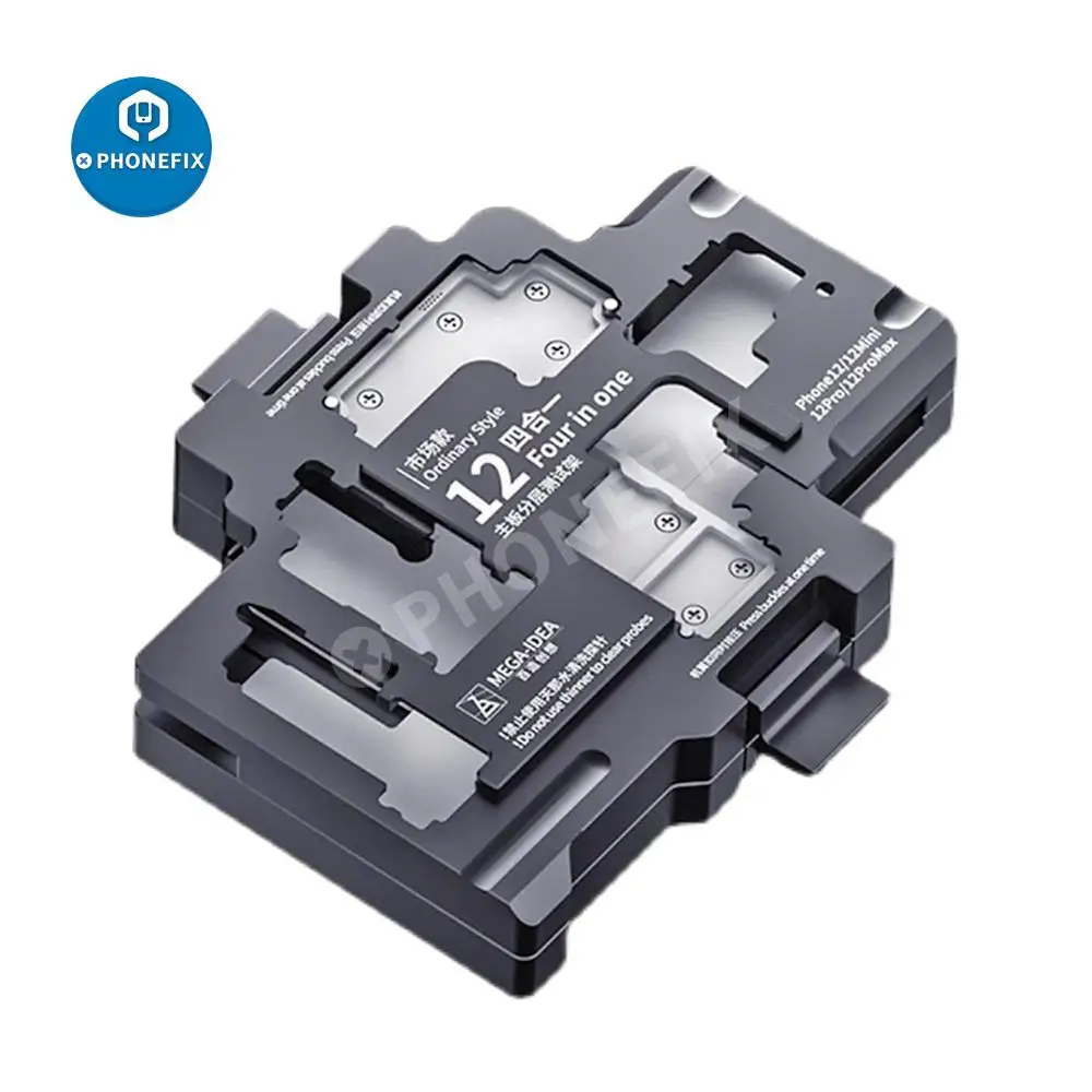 

Qianli ISocket 4-in-1 Mega-iDea Motherboard Layered Testing Frame for IPhone 12/12Mini/12Pro/12ProMax Testing Repair Fixture