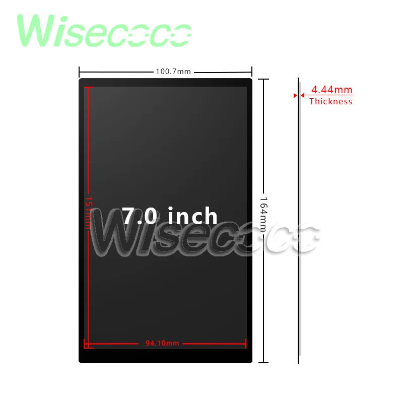 Imagem -03 - Wisecoco-ips Display Lcd Driver Board Tela de Toque Usb Suporta Win7 10 Raspberry pi 1200x1920 Mipi Lt070me05000